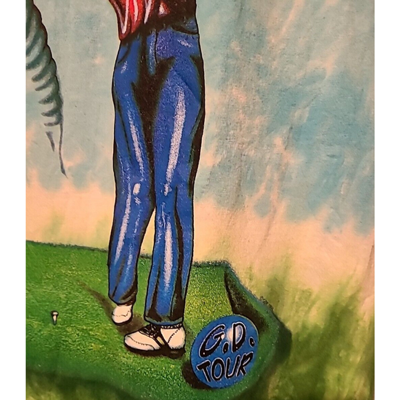 Grateful Dead Shirt Berta Skeleton Golf Washington DC G.D. Tour Bear Size Large - Picture 5 of 16